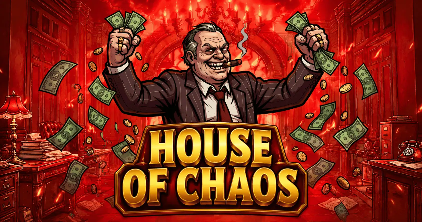 House of Chaos Slot Demo by Backroom Studios slot cover image