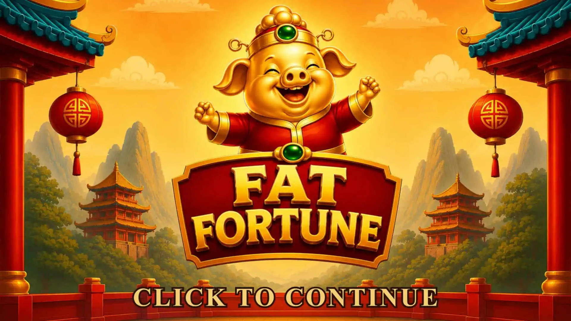 Fat Fortune slot intro screen