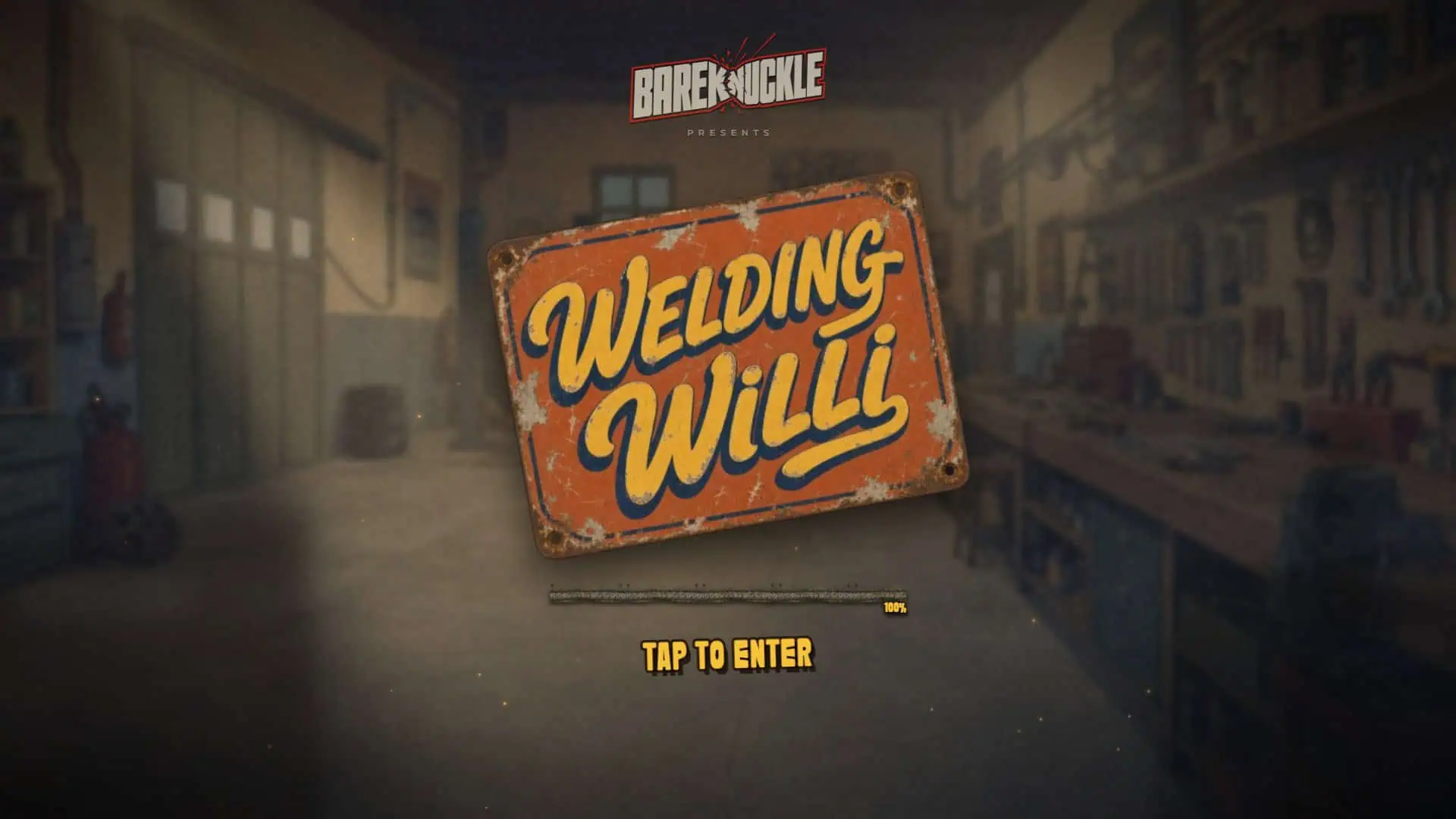 Welding Willi slot intro screen