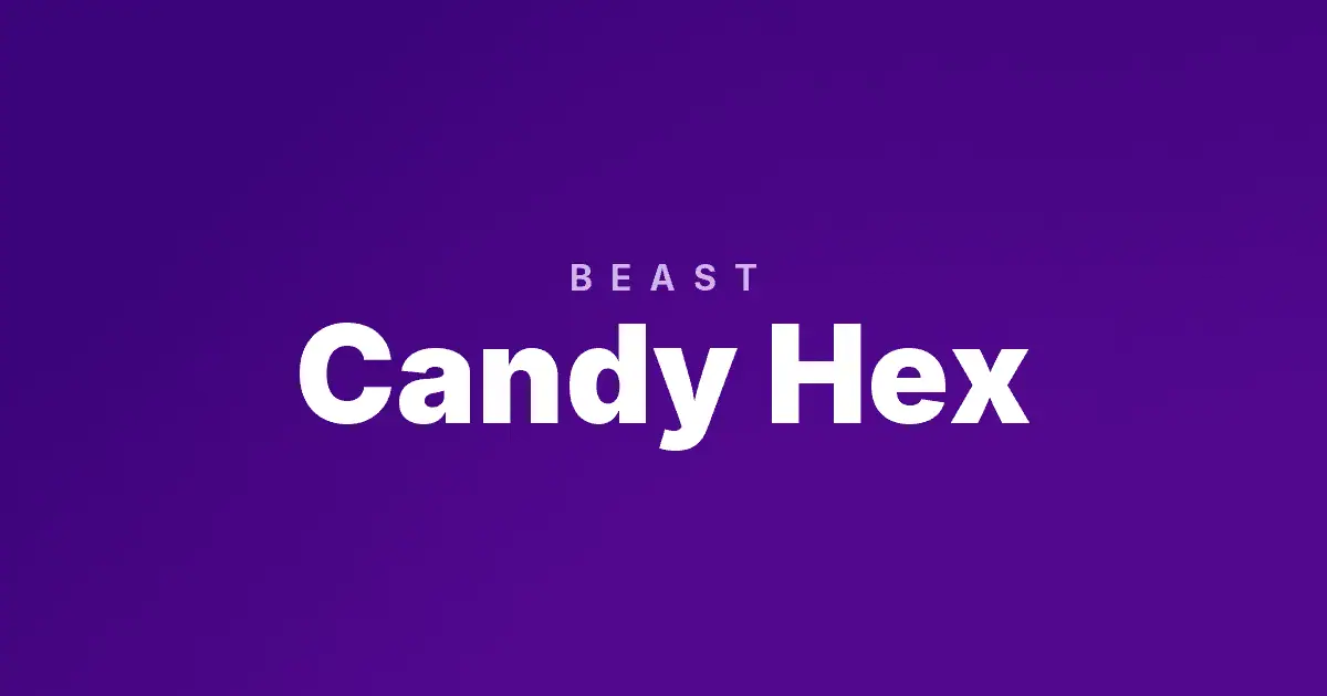 Candy Hex Slot Demo by Beast Slots slot cover image