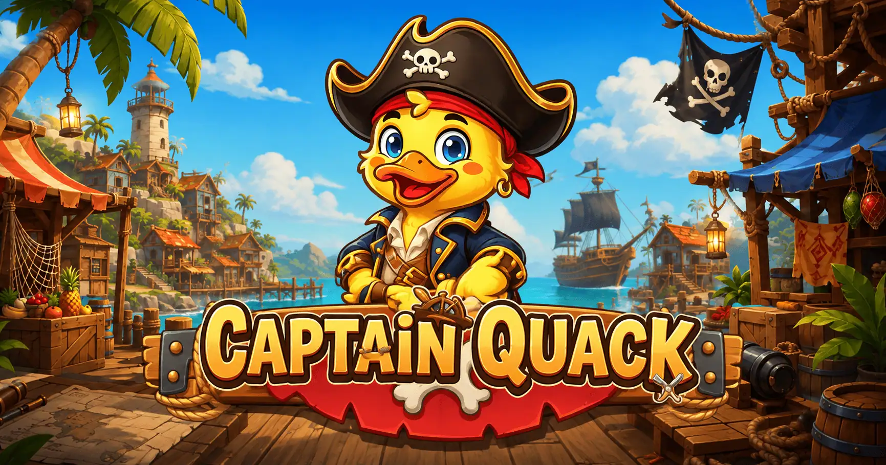 Captain Quack Slot Demo by Big Ducking Wings slot cover image
