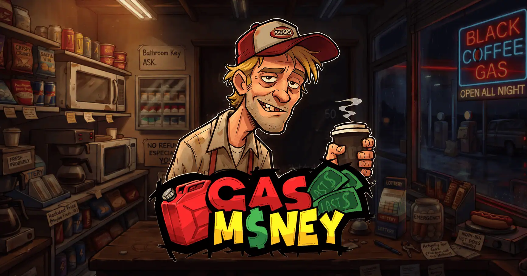 Gas Money Slot Demo by Black Coffee Studios slot cover image
