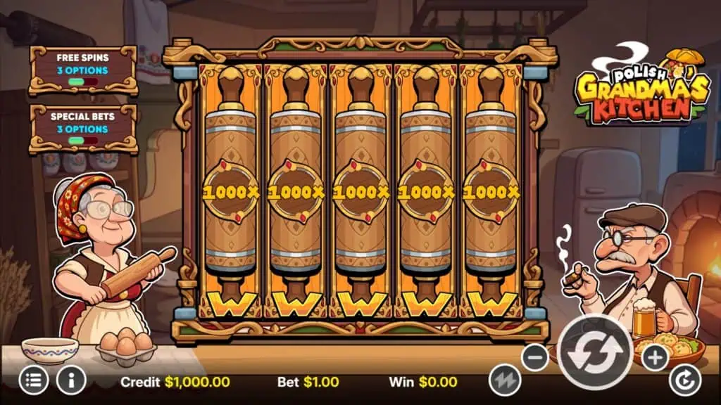 Blackcoffeestudios polish grandmas kitchen slot game preview