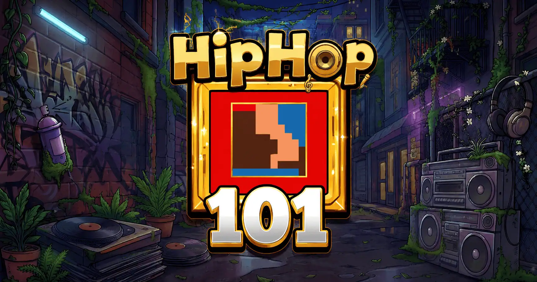 Hip Hop 101 Slot Demo by Bloodlust Studios slot cover image