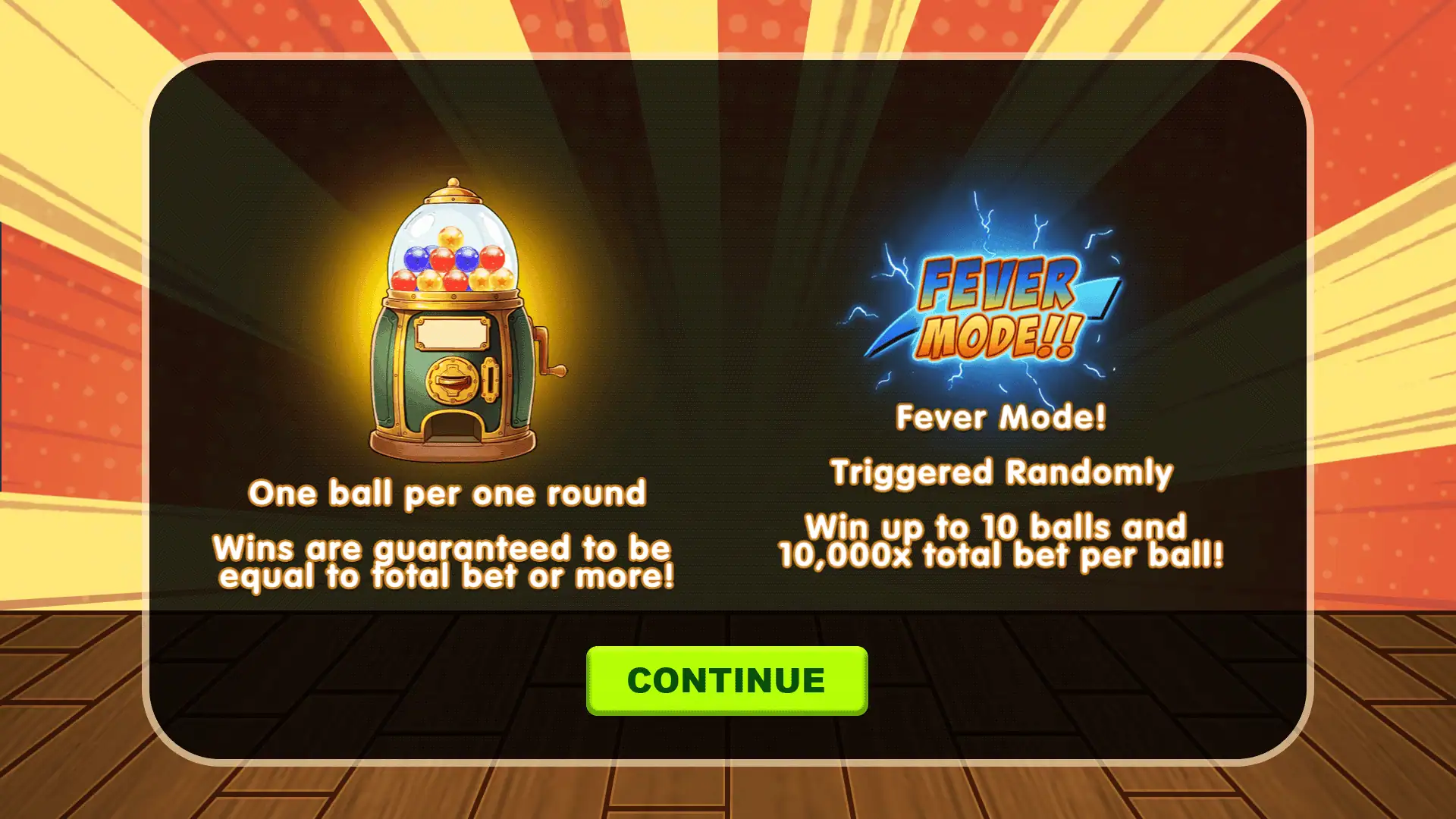 Got Balls? slot intro screen