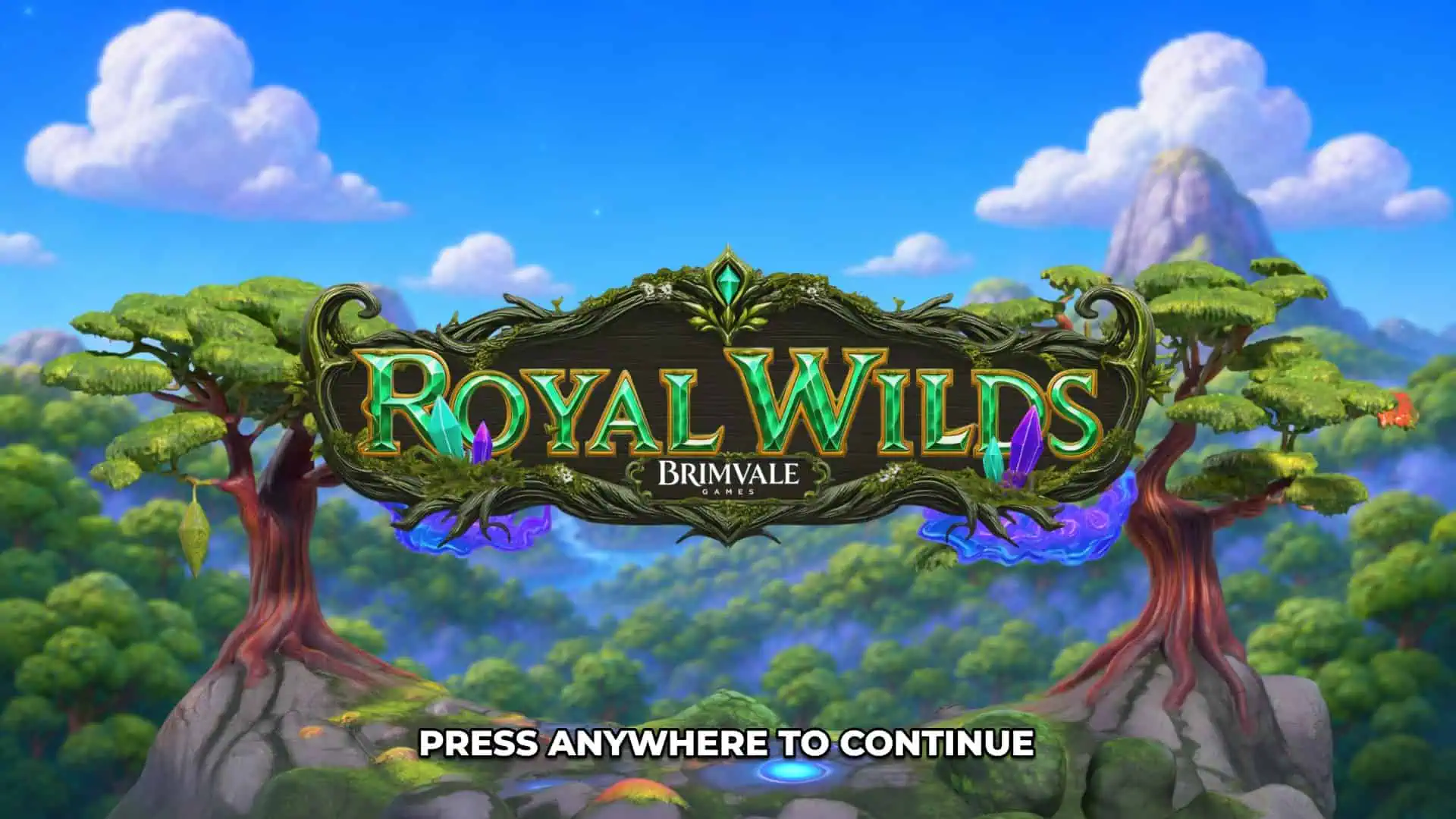 Royal Wilds slot intro screen