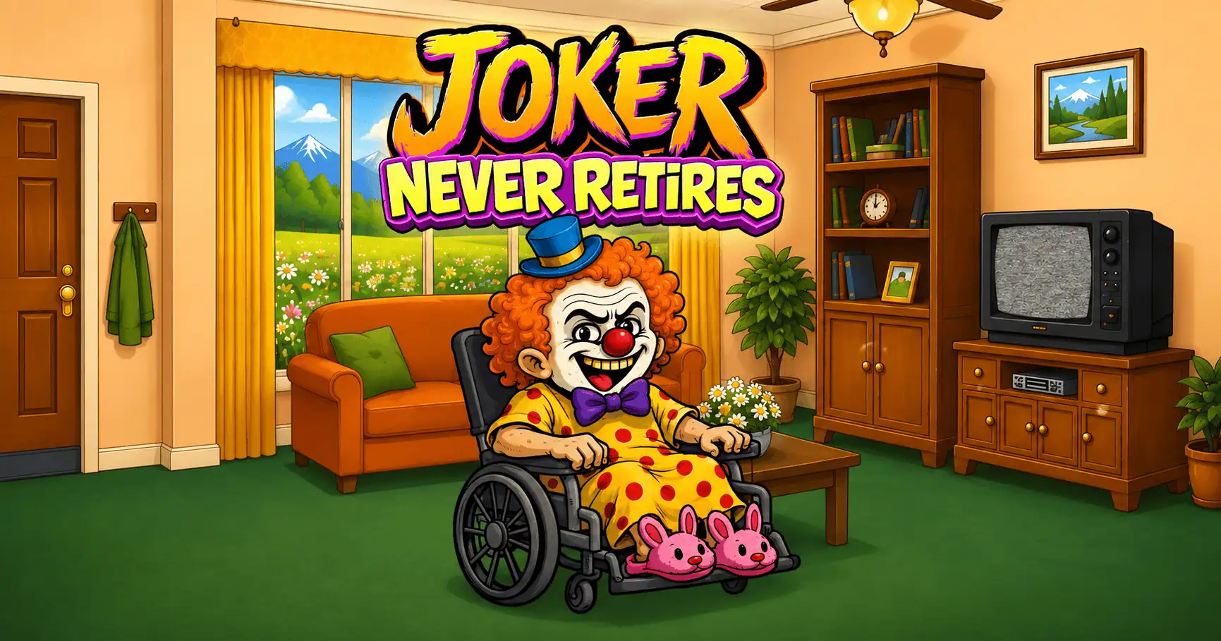 Joker Never Retires Slot Demo by Bullshark Games slot cover image
