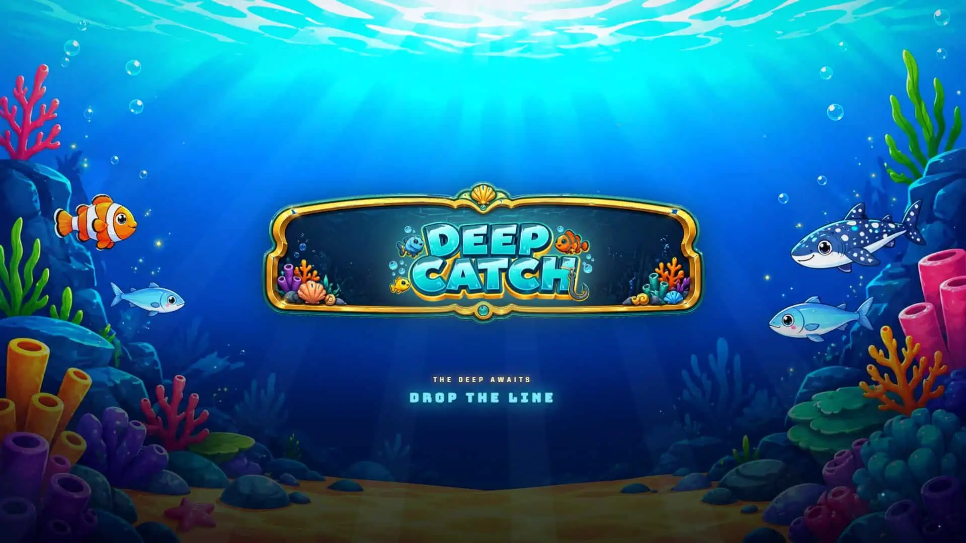 Deep Catch slot intro screen