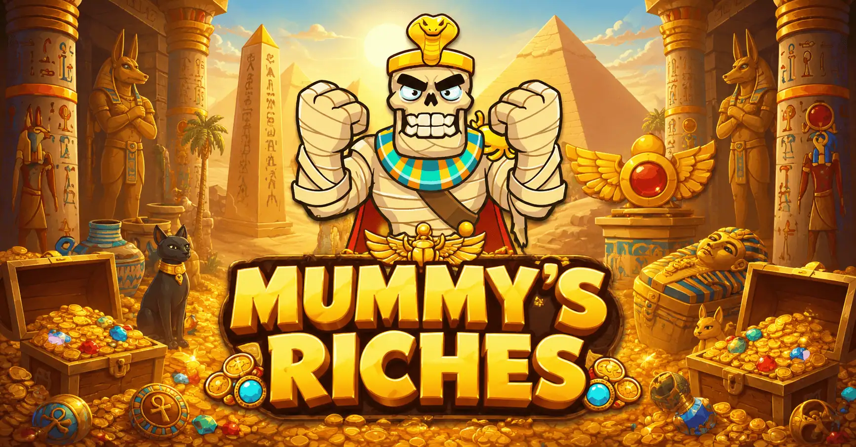 Mummys Riches Free Play Slot by Catnip Studios slot cover image