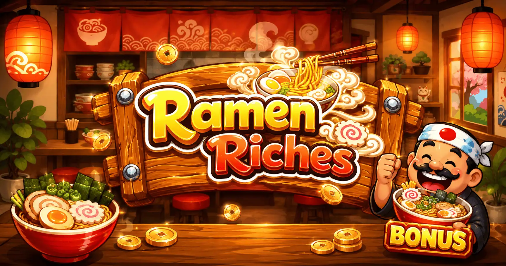 Ramen Riches Slot Demo by Catville Games slot cover image