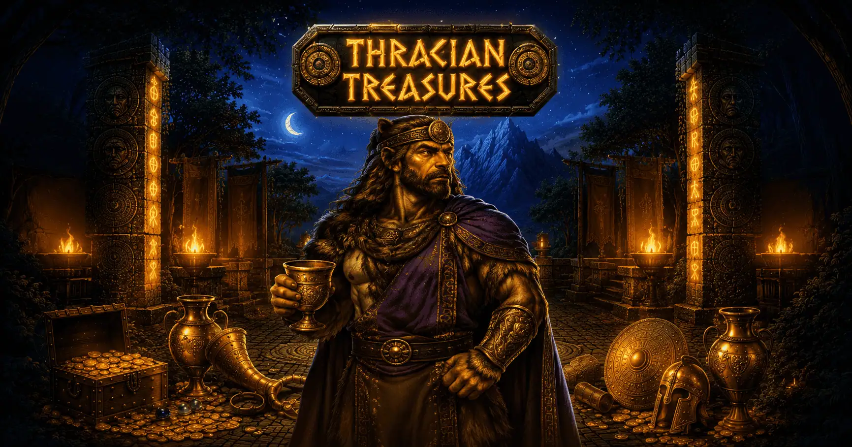 Thracian Treasures Slot Demo by Clueless Kangaroo slot cover image