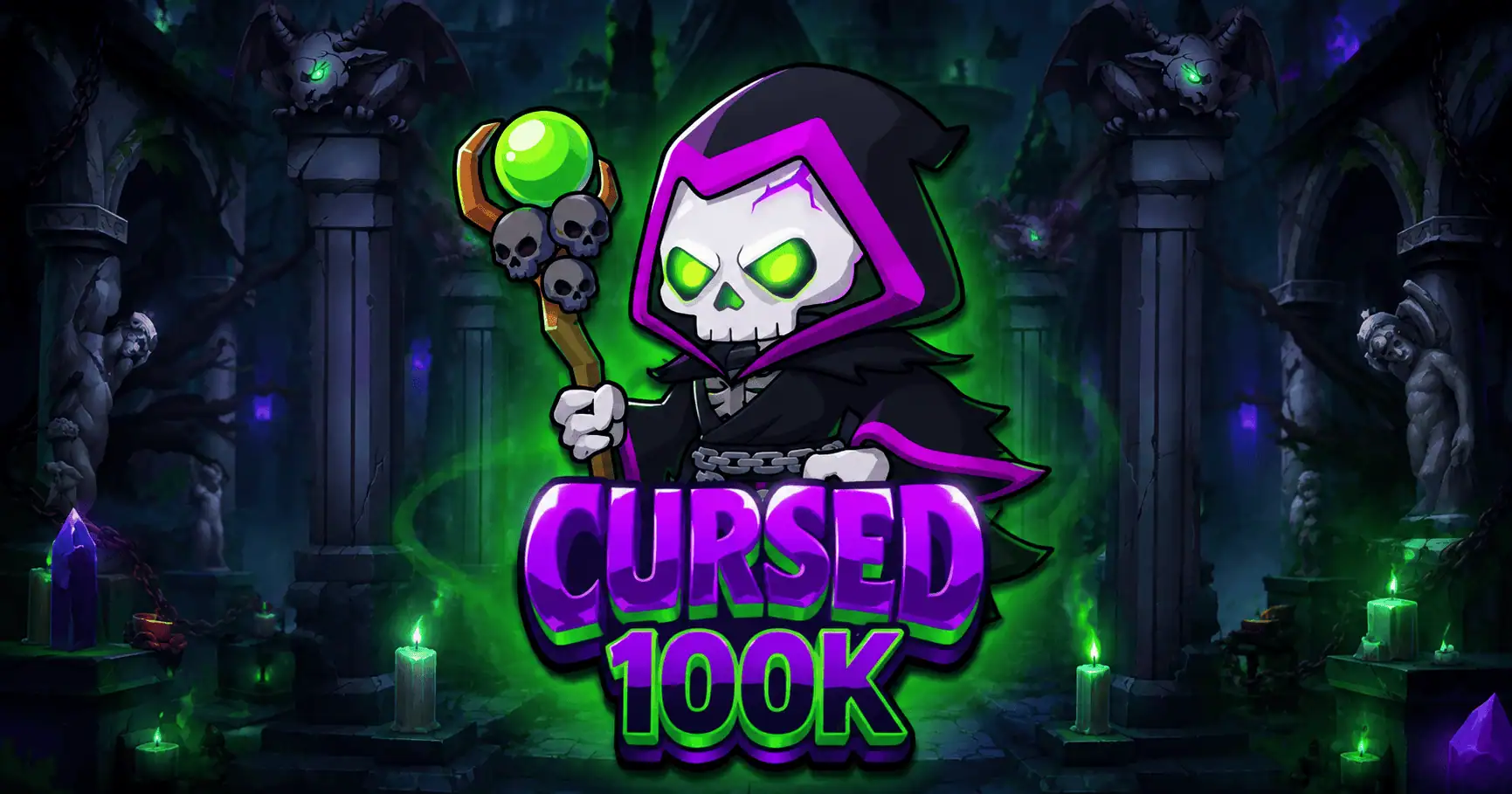 Cursed 100K Slot Demo by Colorful Play slot cover image