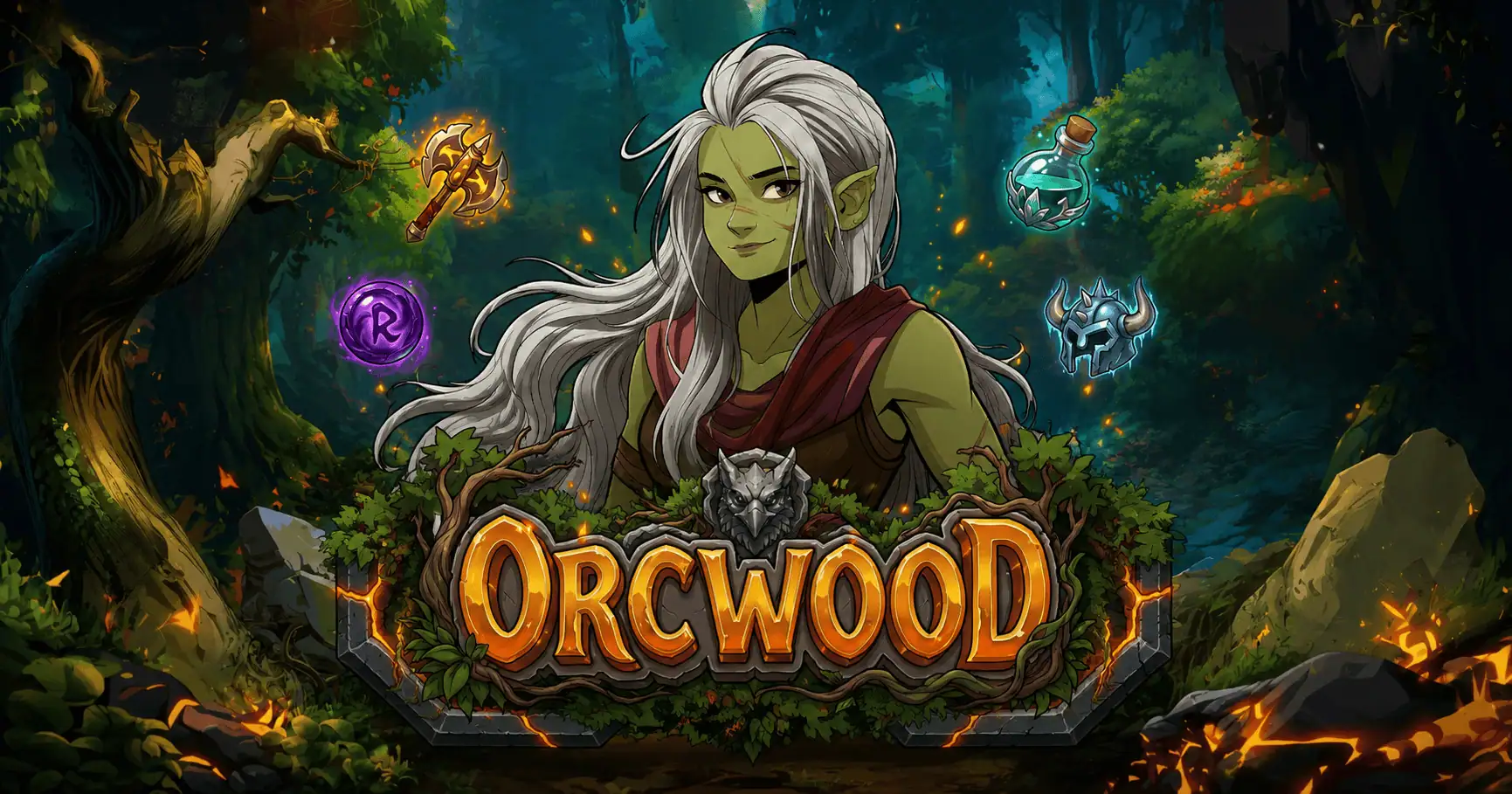 orcwood Slot Demo by Compass Games slot cover image