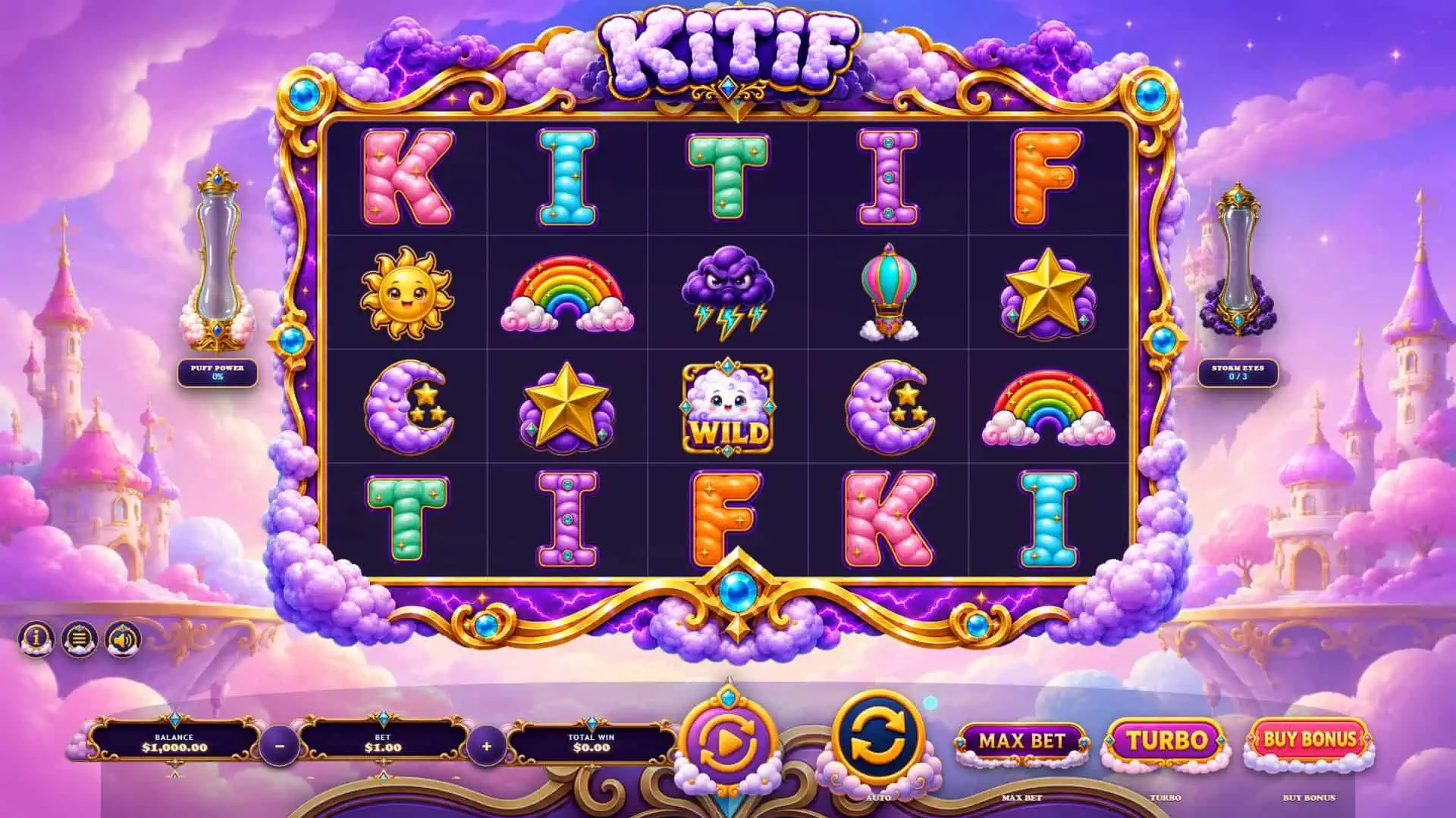 Kitif slot gameplay reels