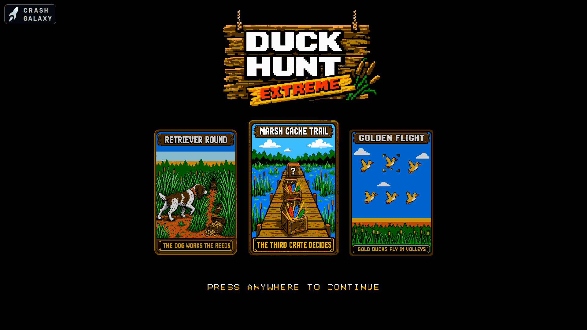 Duck Hunt Extreme slot intro screen