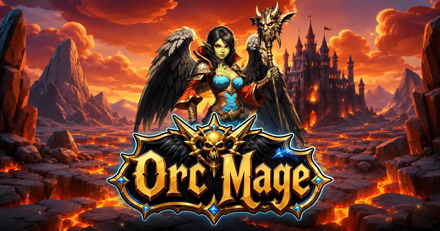Orc Mage Slot Demo by Crownix Studio slot cover image