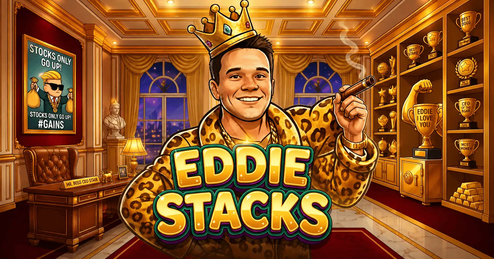 Eddie Stacks Slot Demo by DarkByte slot cover image