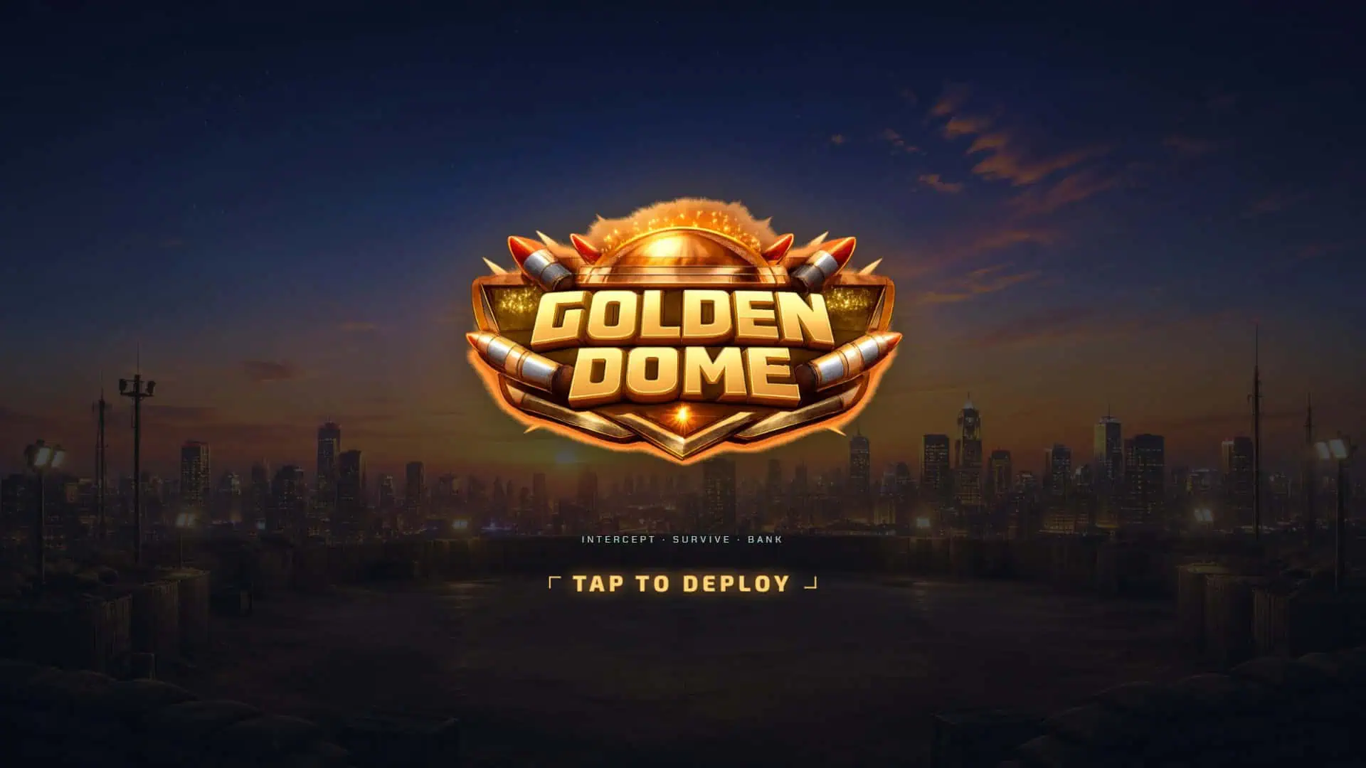 Golden Dome slot intro screen