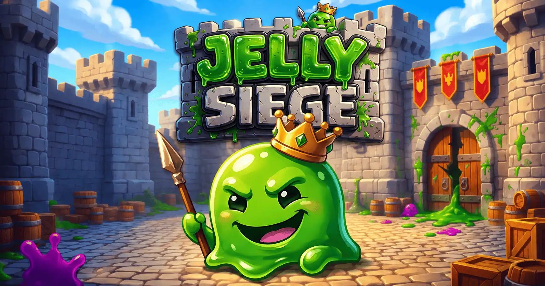 Jelly Siege Slot Demo by Degen Lab slot cover image