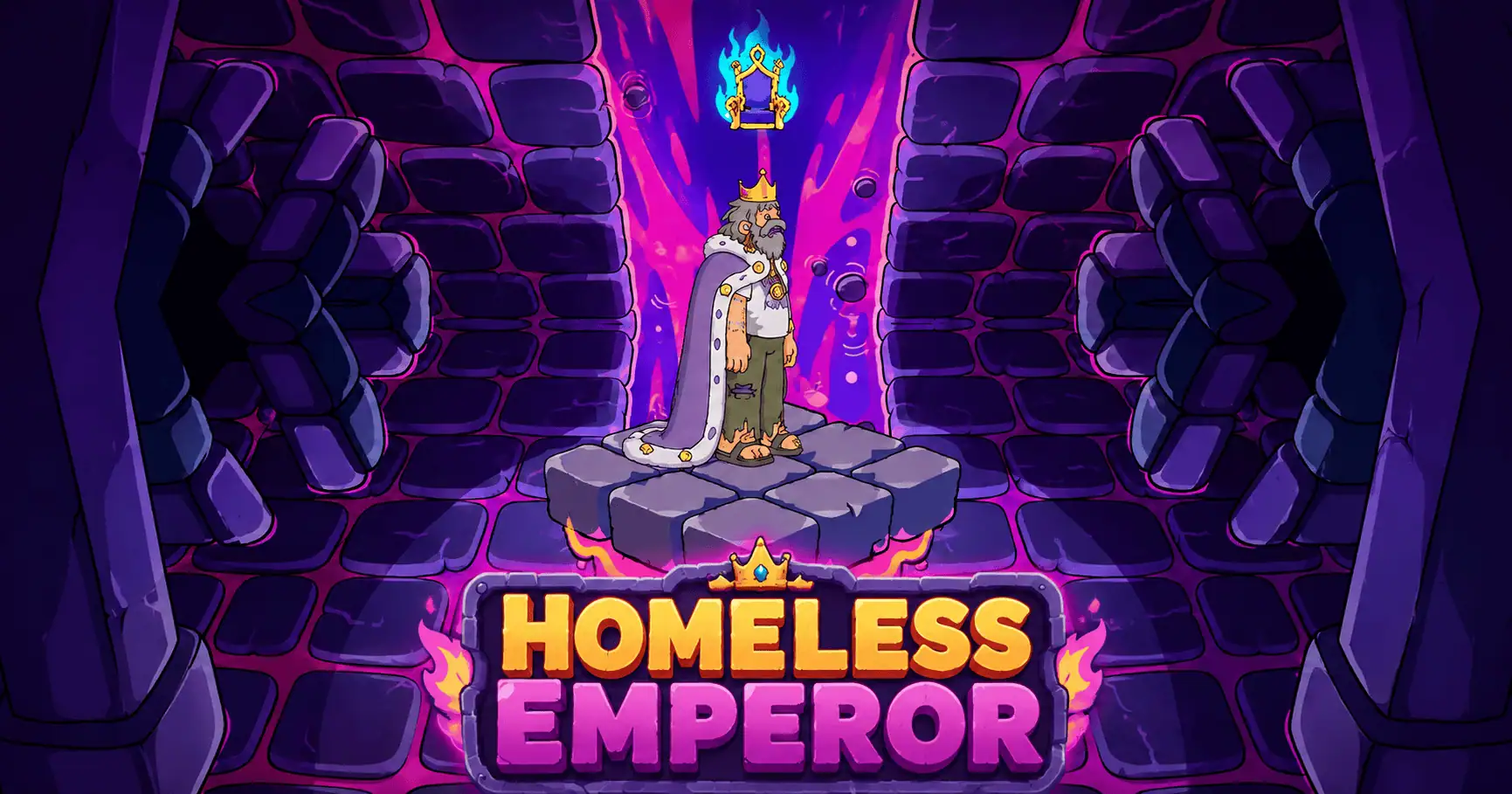 Homeless Emperor Slot Demo by Doodles Gaming slot cover image