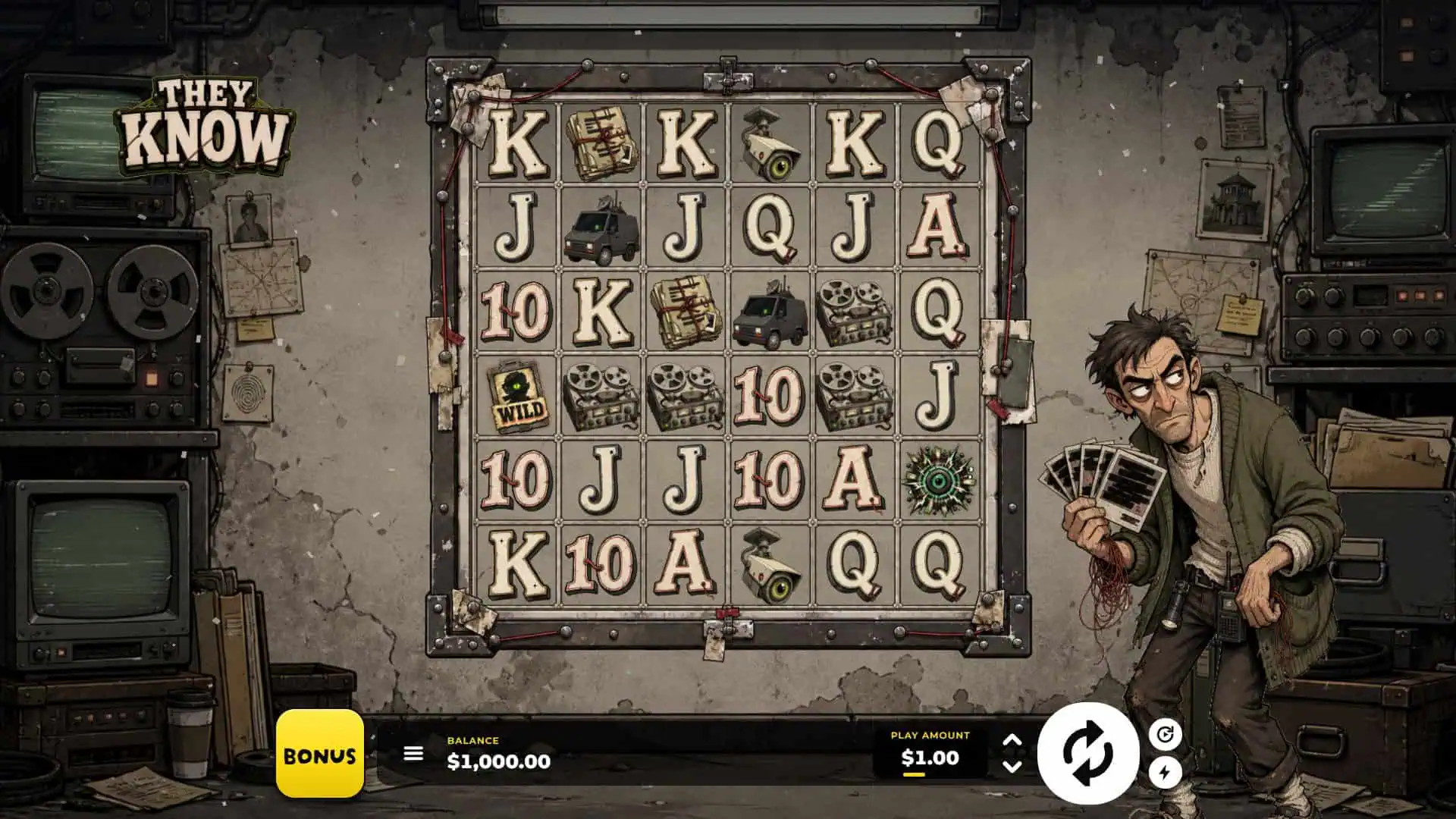 They Know slot gameplay reels