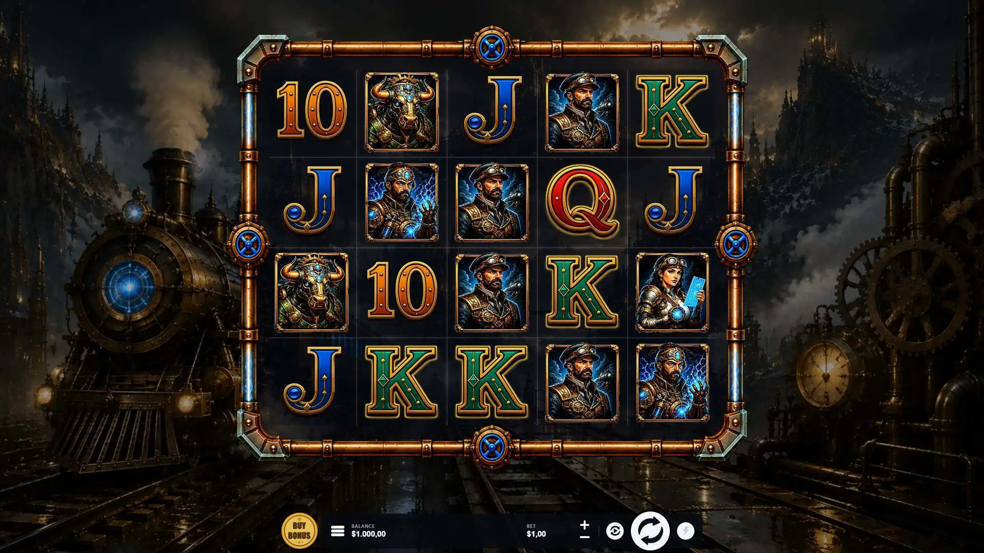 Stormforged Caravan slot gameplay reels