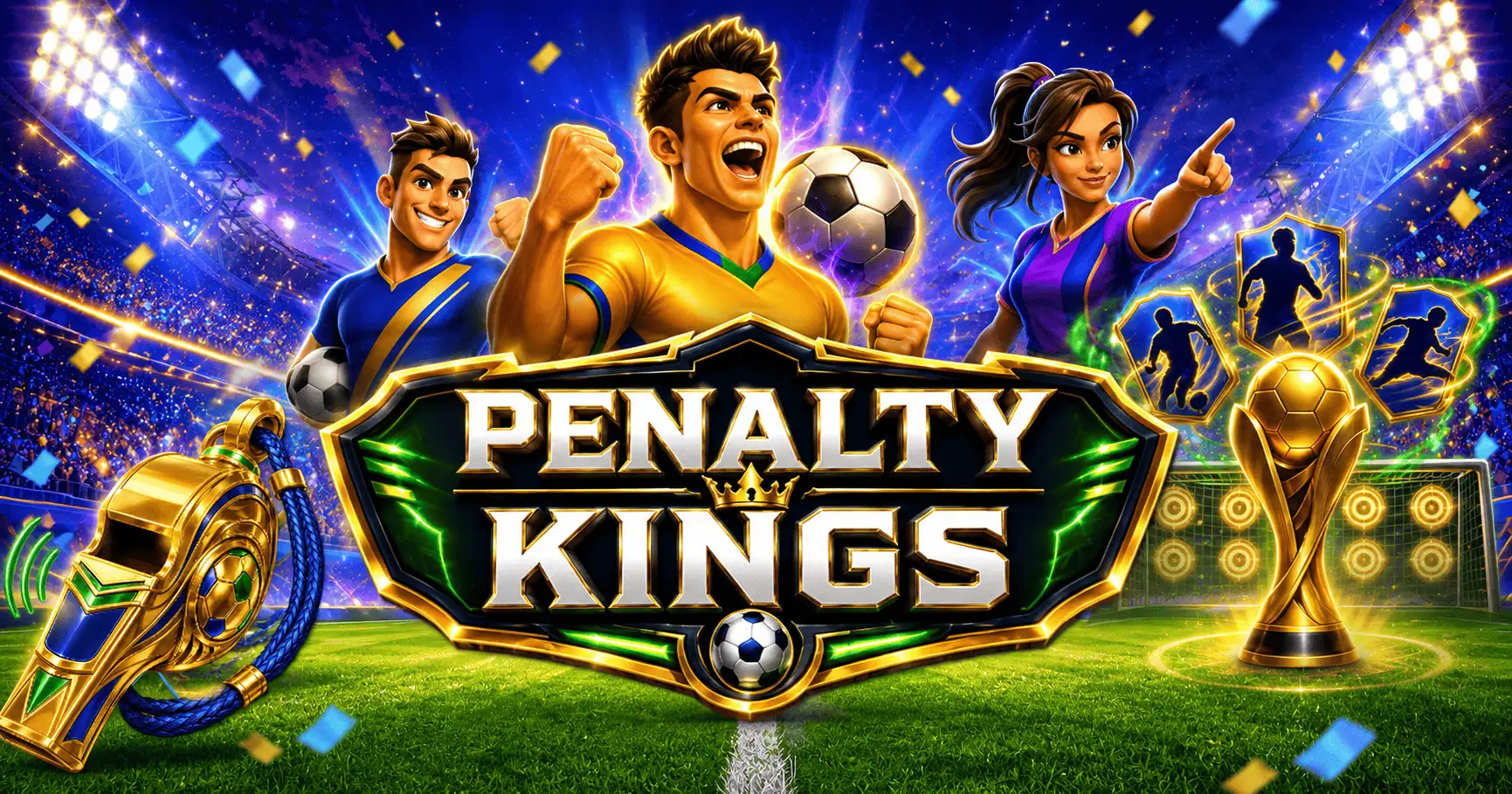 Penalty Kings Slot Demo by Entropy Gaming slot cover image