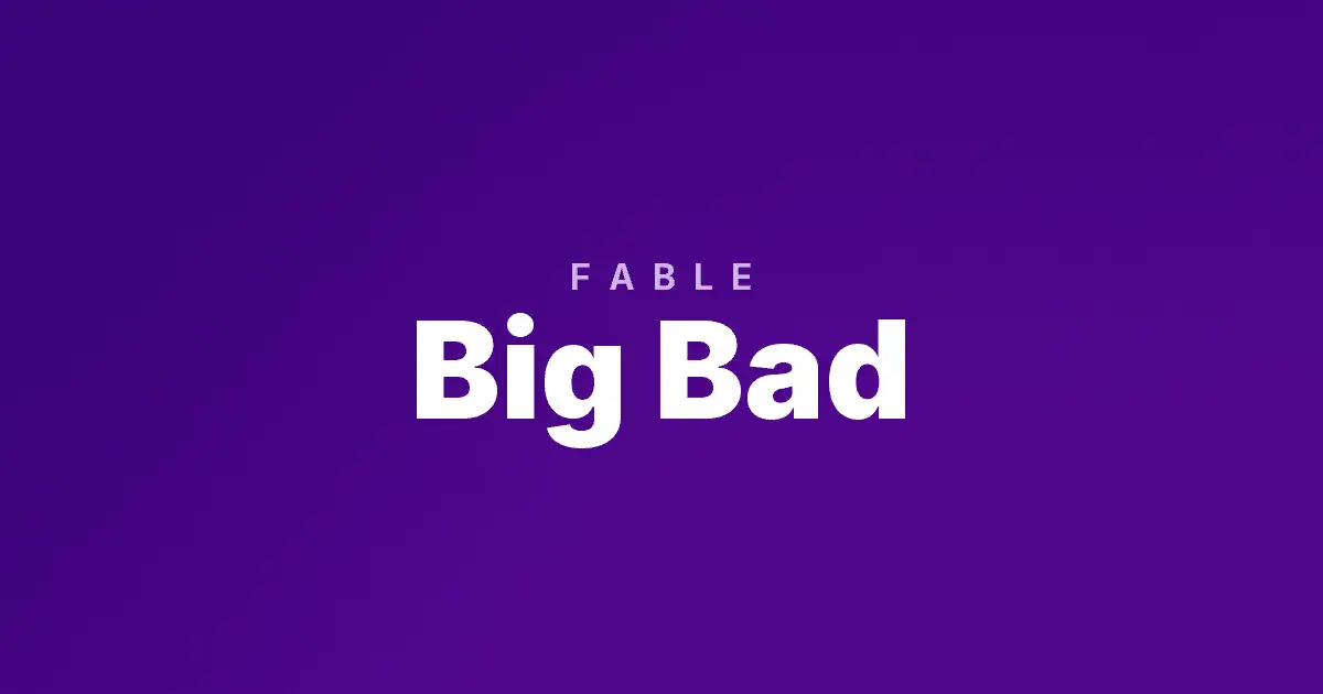 Big Bad Slot Demo by Fable slot cover image