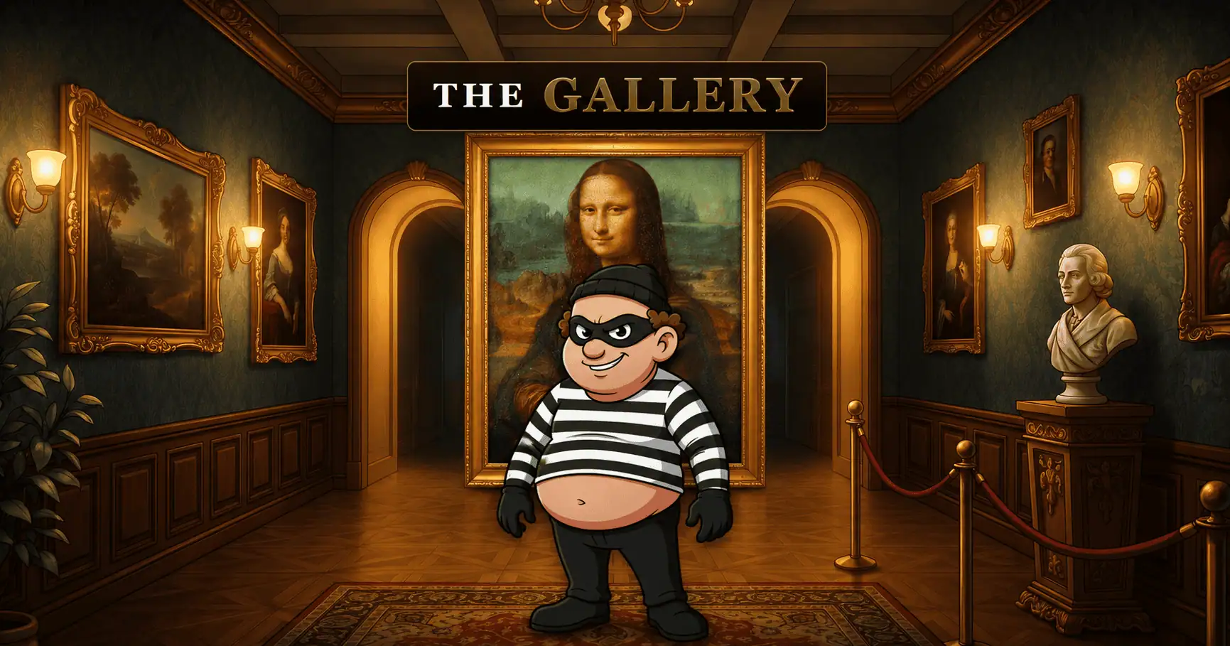 The Gallery Slot Demo by Fatkid slot cover image