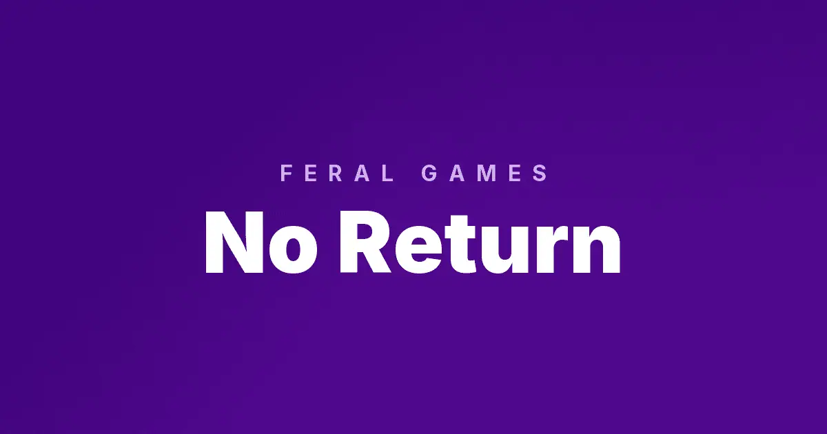 No Return slot cover image