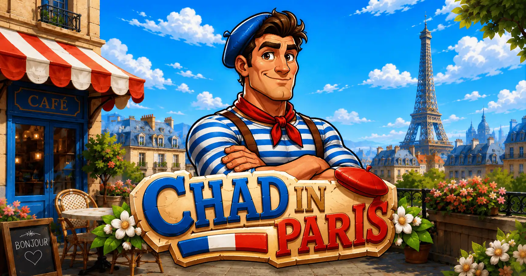 Chad in Paris Slot Demo by Ferista Studio slot cover image