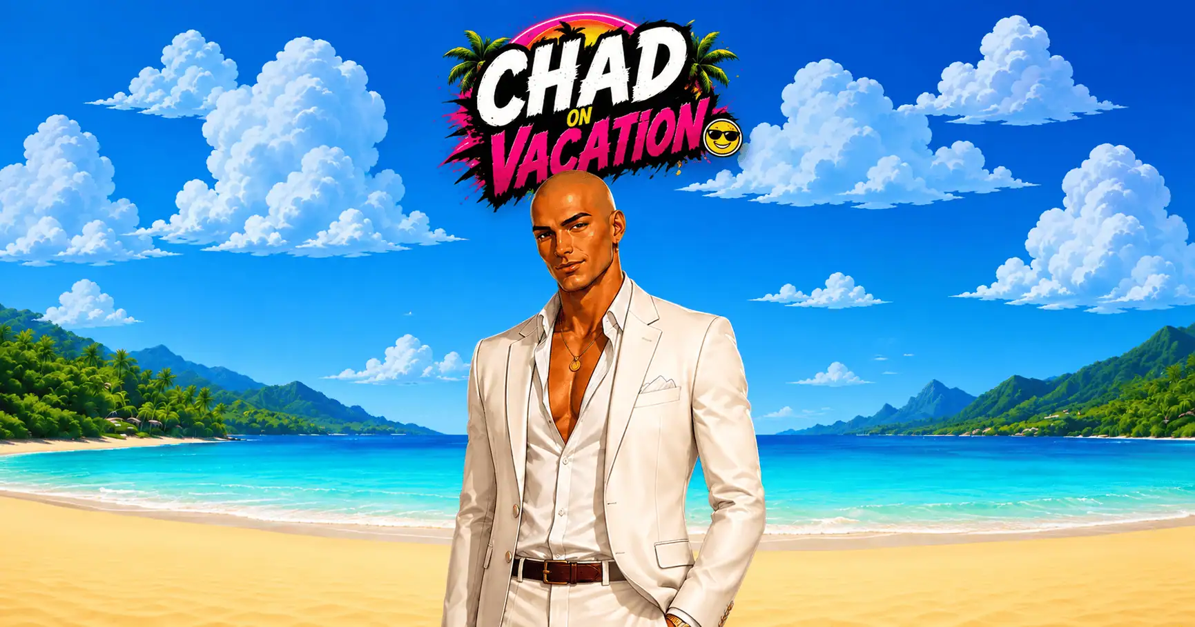 Chad on Vacation Slot Demo by Ferista Studio slot cover image