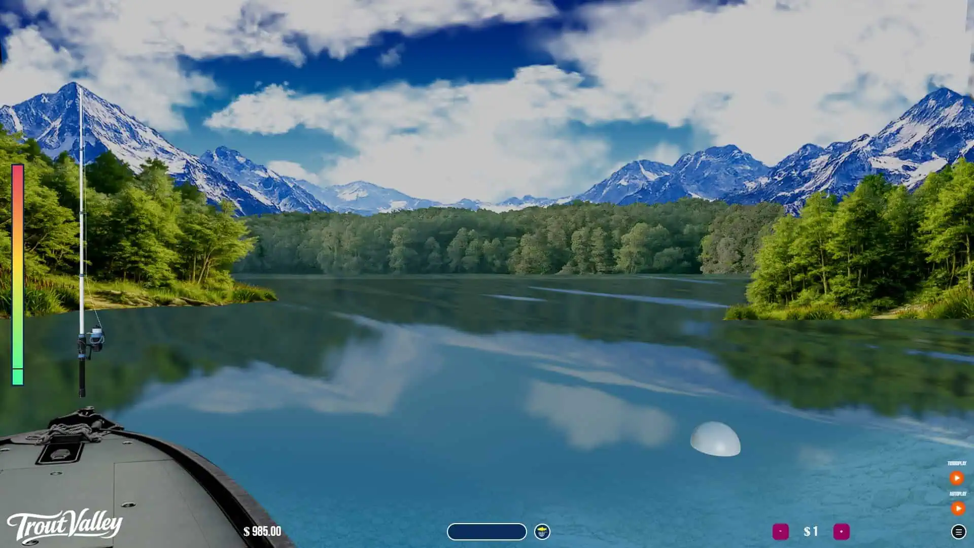 Trout Valley slot gameplay reels