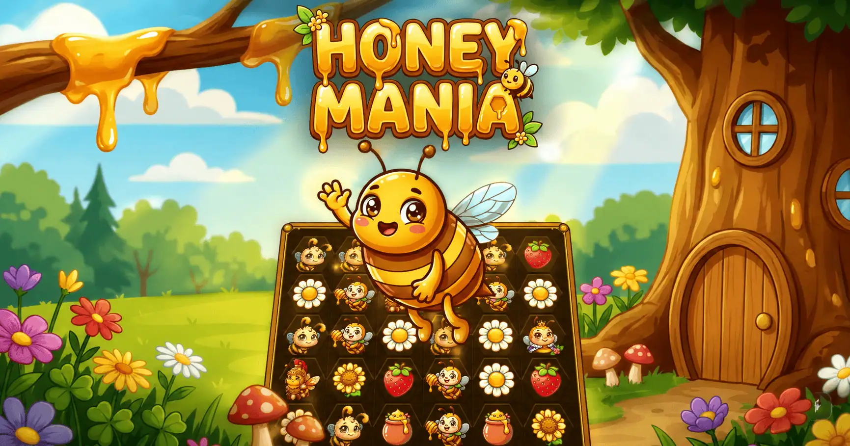 Honey Mania Slot Demo by Fullsend slot cover image