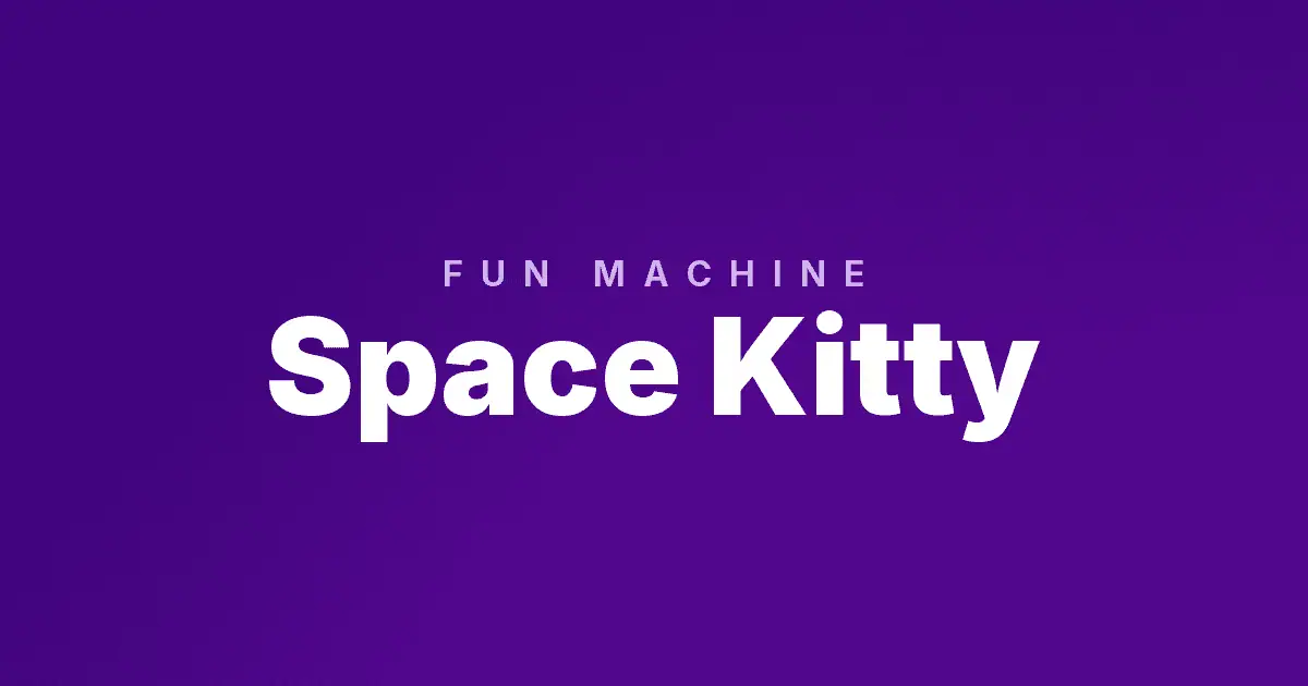Space Kitty Slot Demo by Fun Machine slot cover image