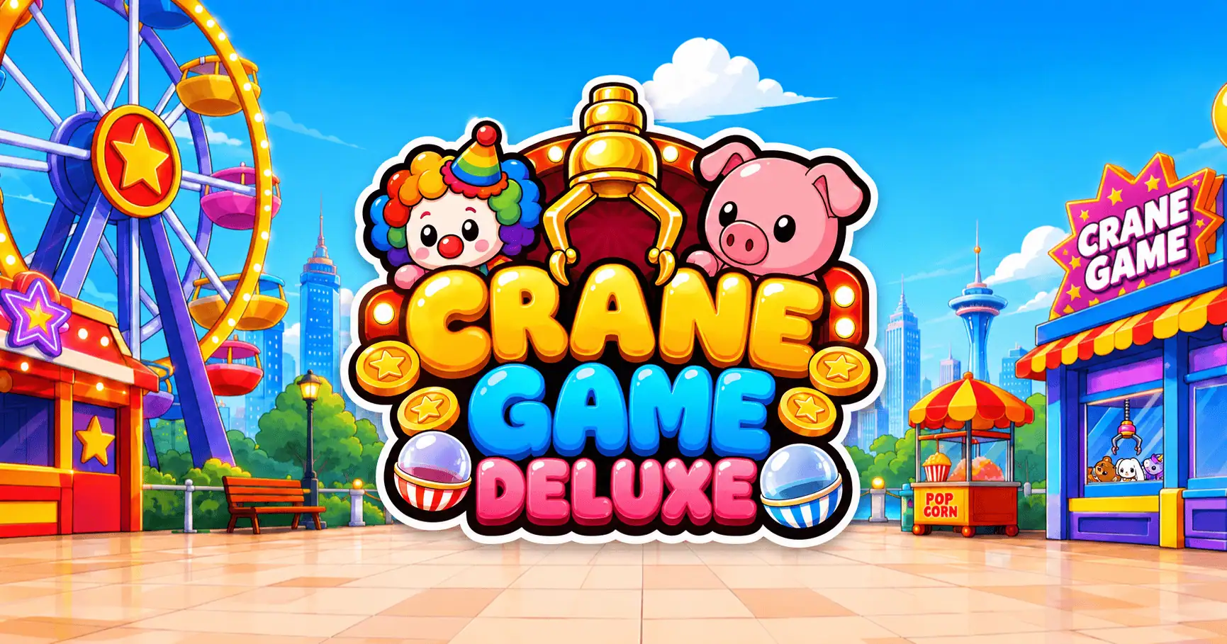 Crane Game Deluxe Slot Demo by Fuzey Studios slot cover image