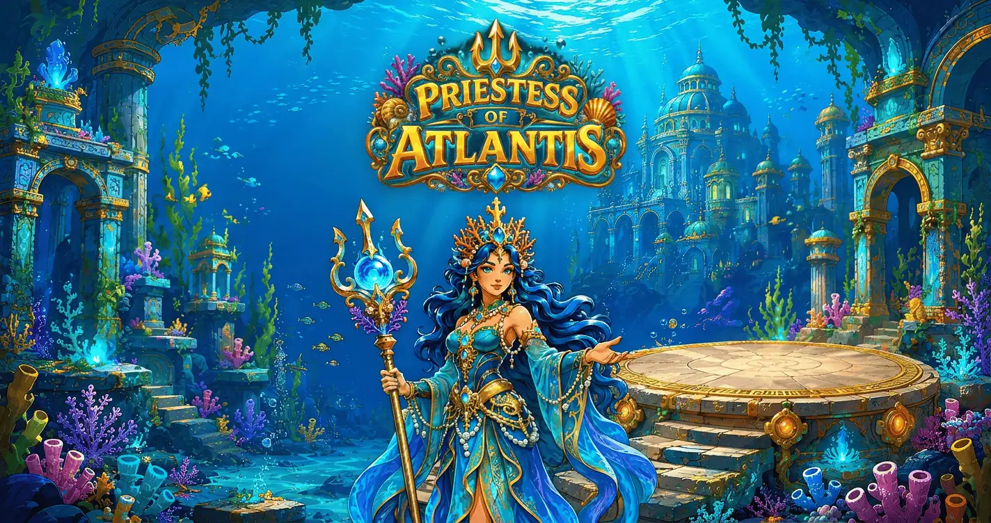 Priestess of Atlantis Slot Demo by Gainz Games slot cover image