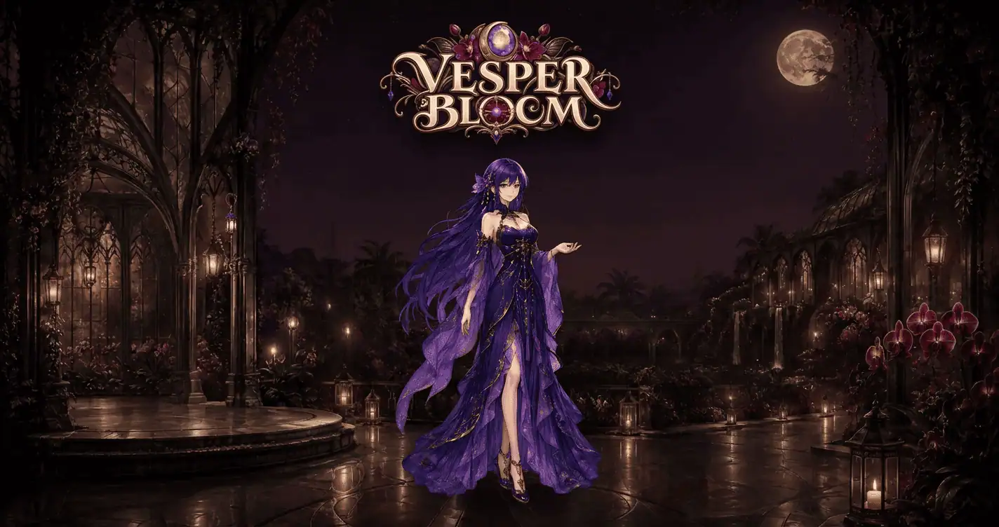 Vesper Bloom Slot Demo by Galaxy Gaming slot cover image