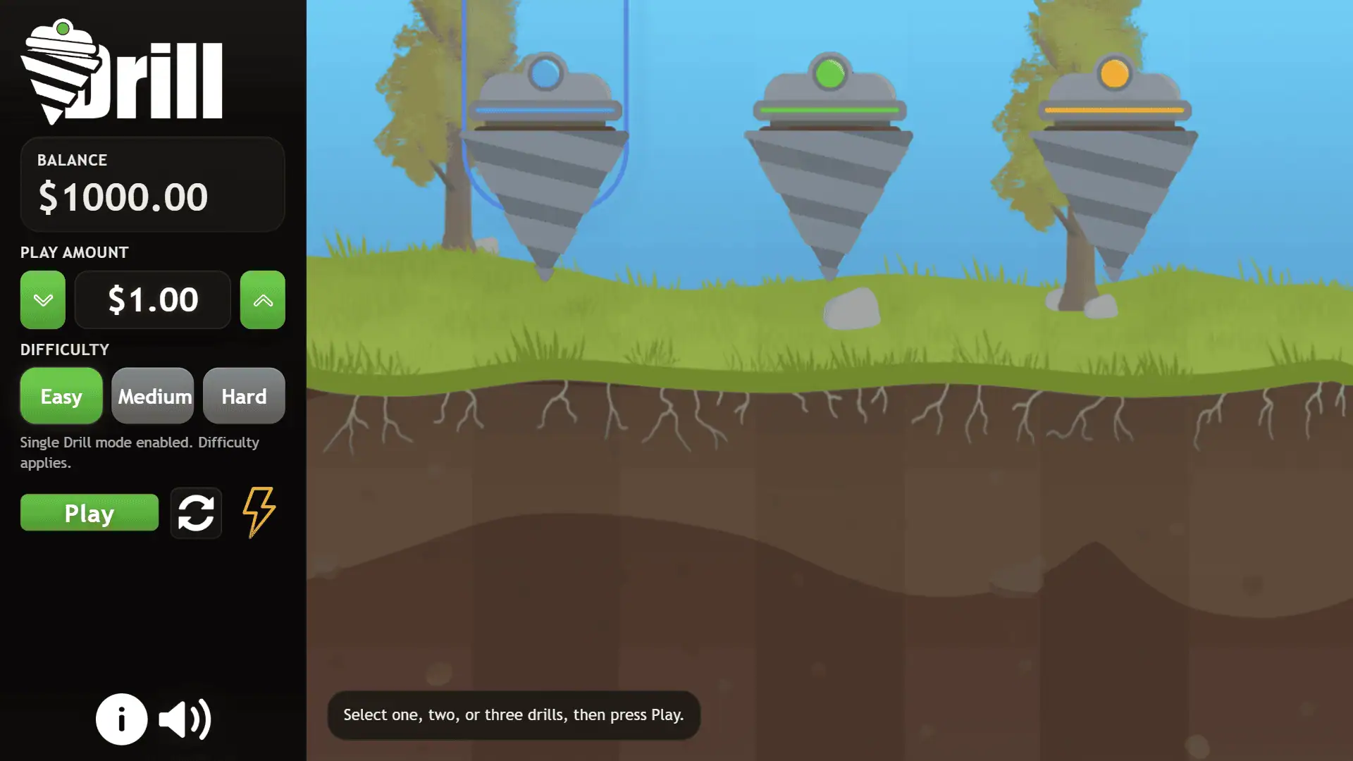 Drill Extreme slot gameplay reels