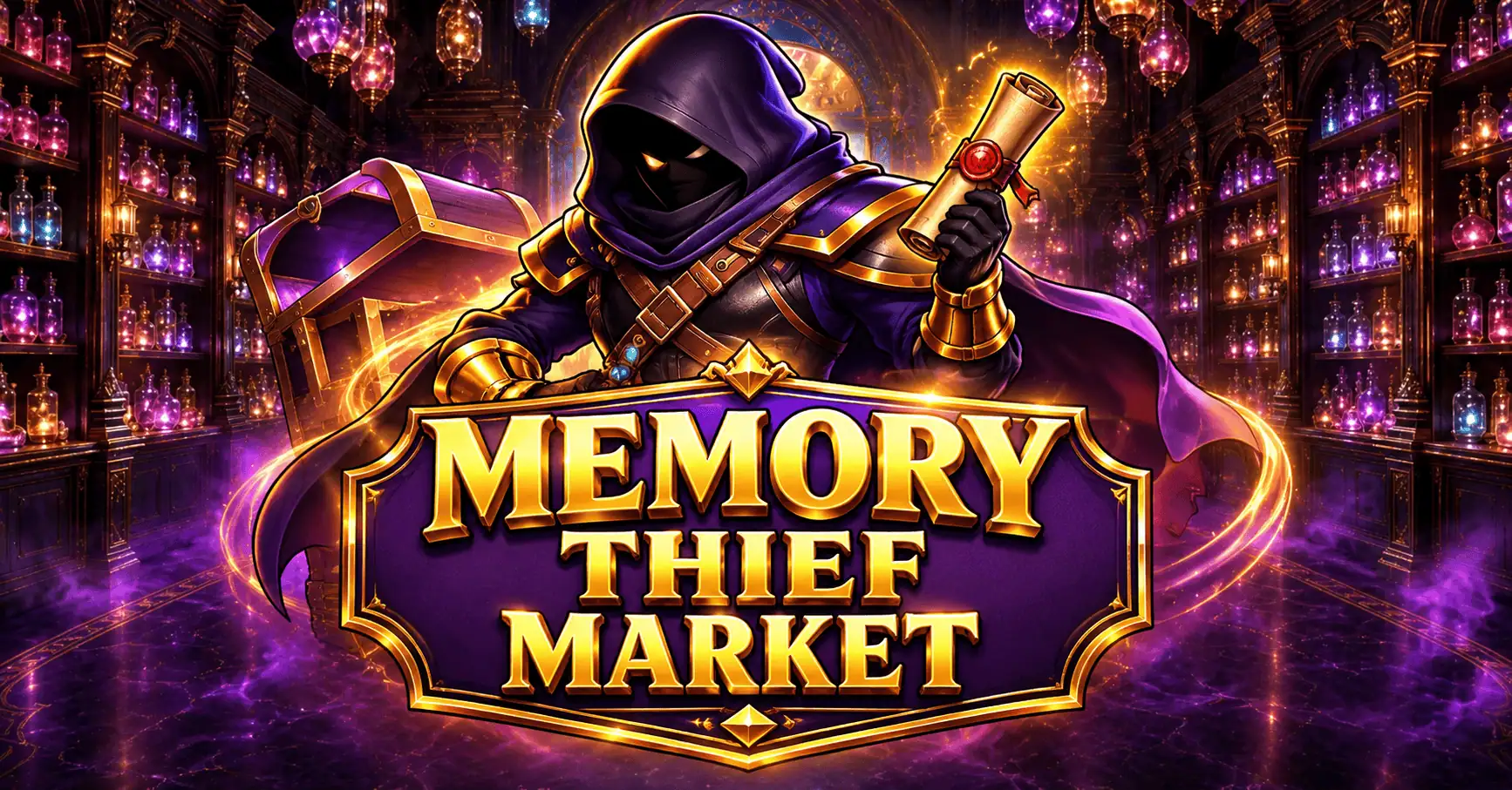 Memory Thief Market Slot Demo by Gaming Gate Studio slot cover image
