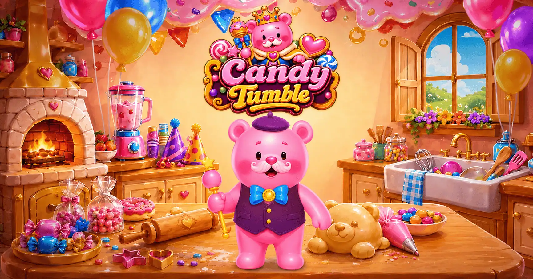 Candy Tumble Slot Demo by Gemini Gaming slot cover image