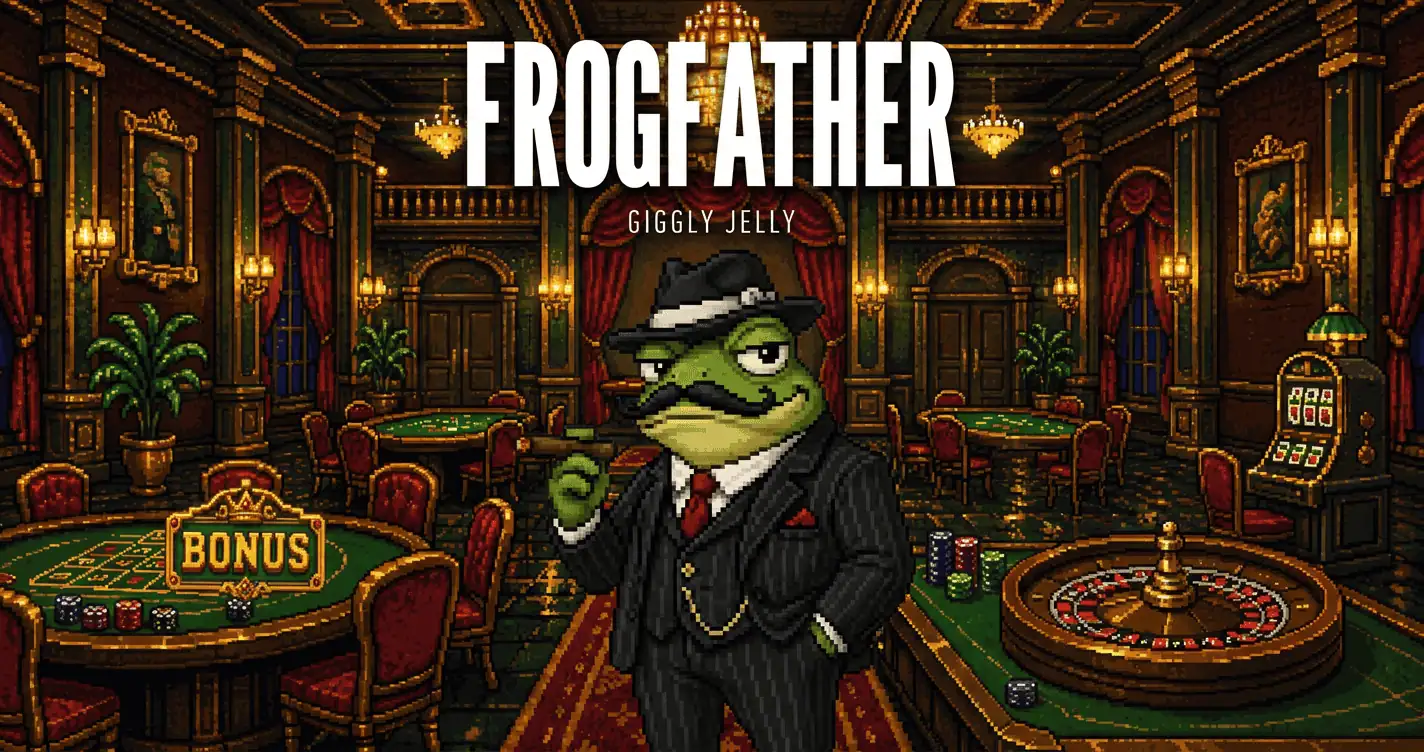 Frogfather Slot Demo by Giggly Jelly slot cover image