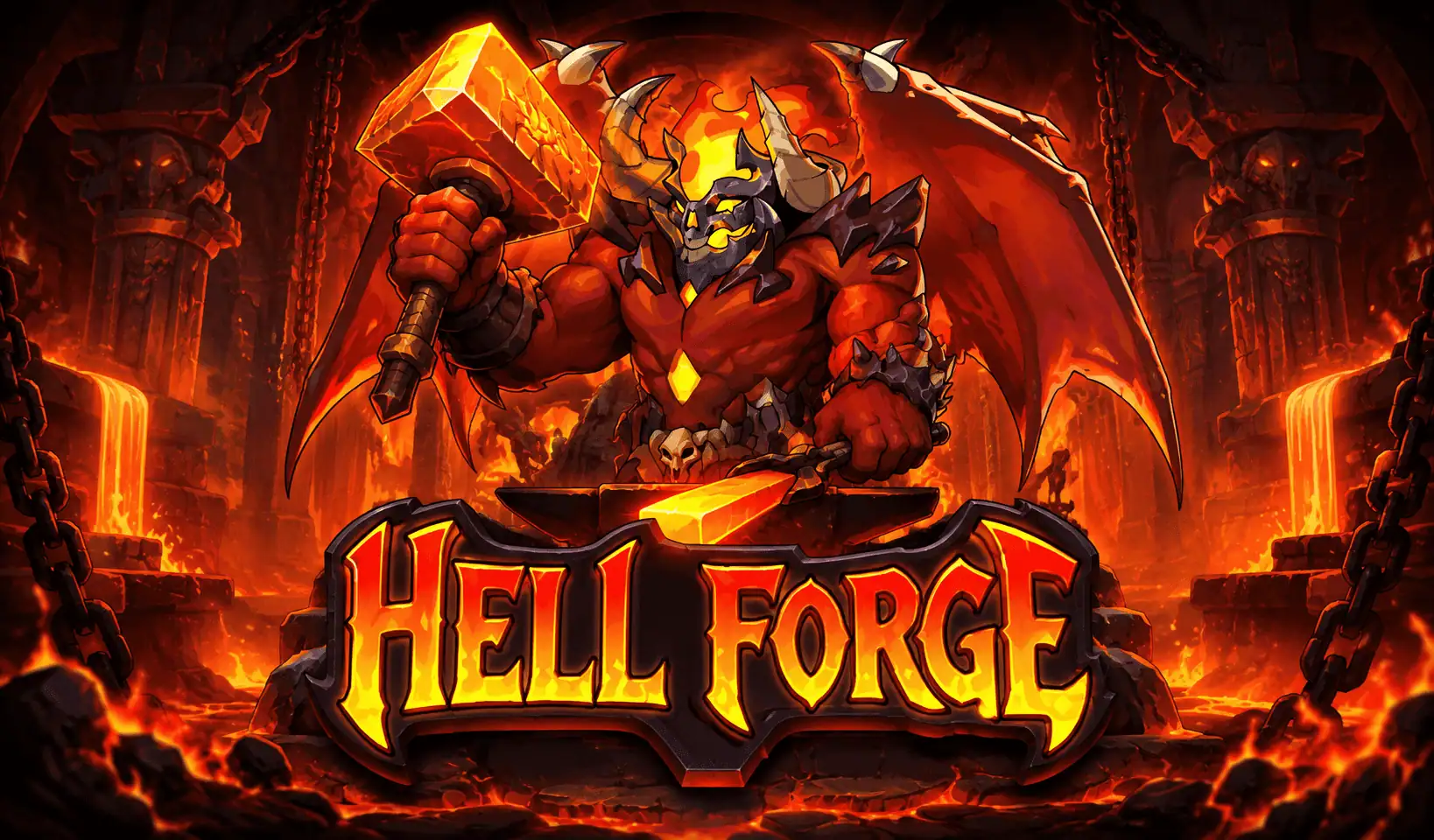 Hell Forge Cluster Pays Slot Demo by Glass Cannon slot cover image