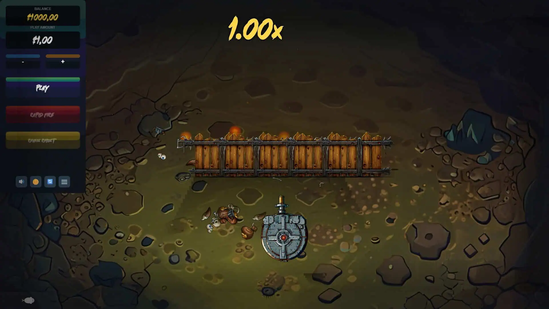Zombies slot gameplay reels