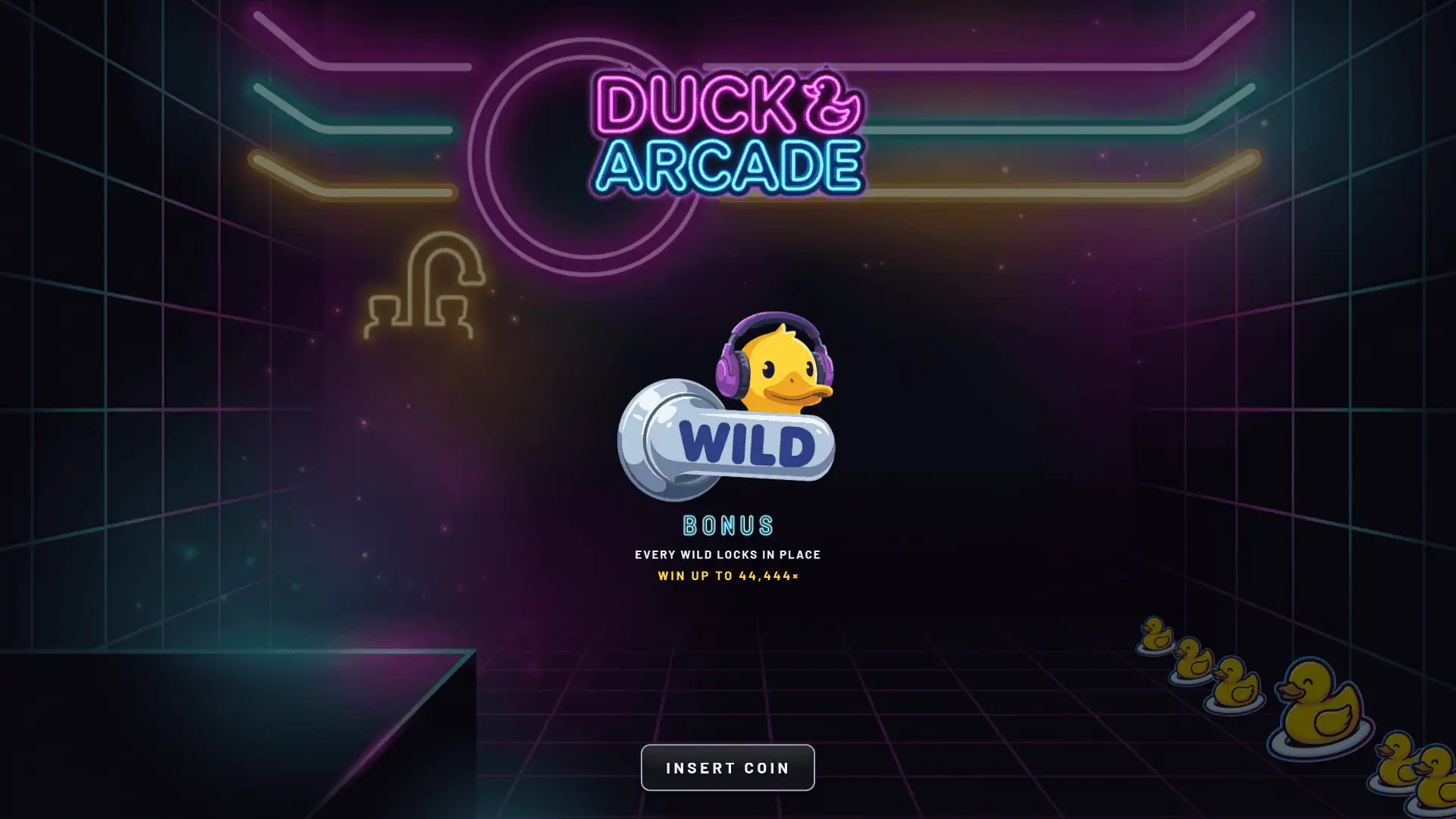 Duck Arcade slot intro screen