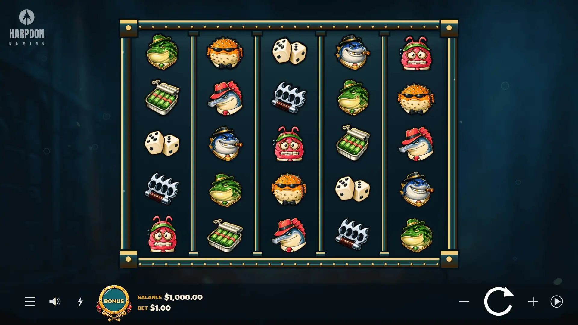 Bounty Catch slot gameplay reels