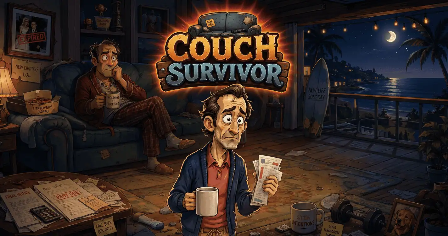 Couch Survivor Slot Demo by Hds slot cover image
