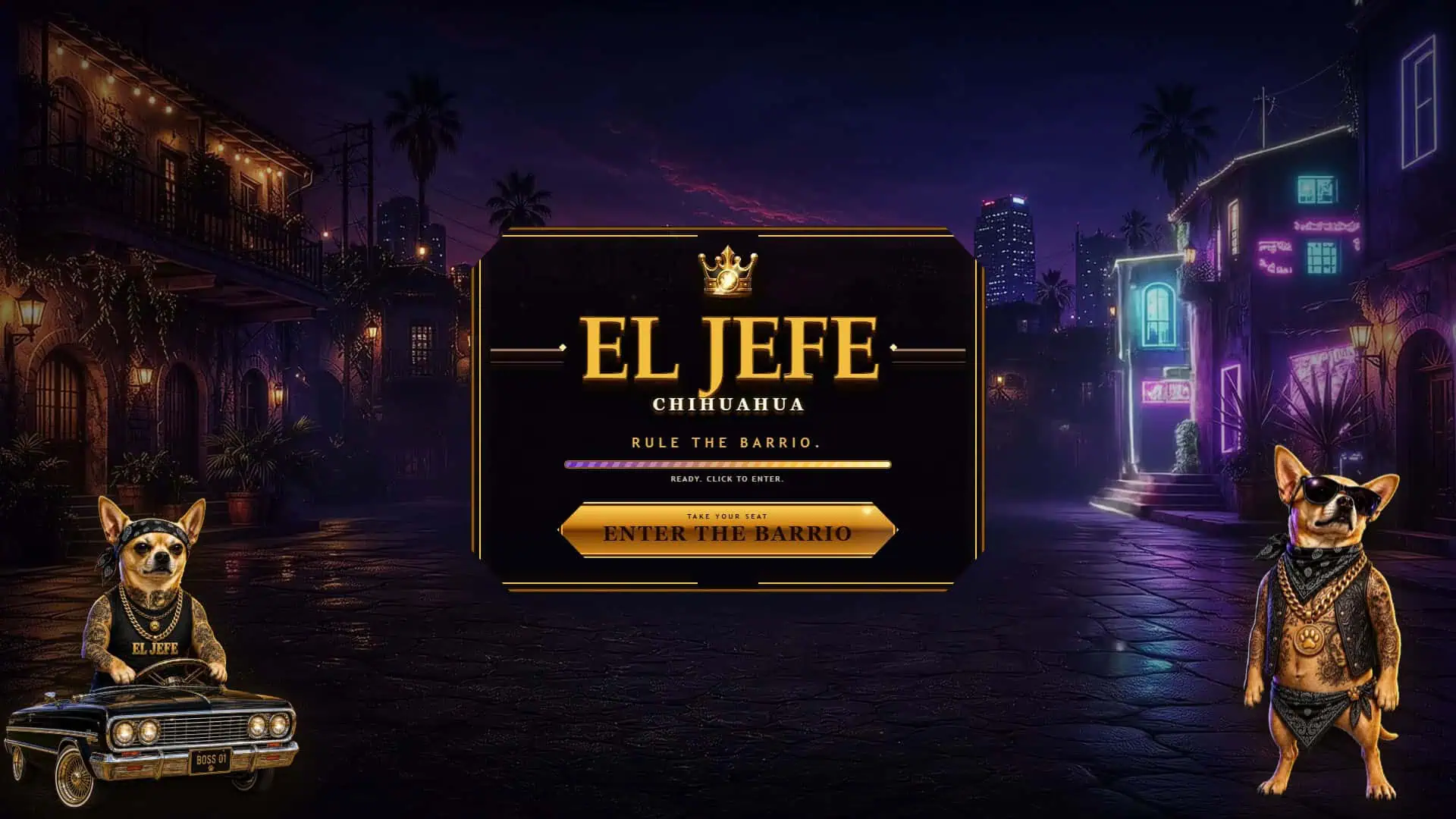 El Jefe slot intro screen