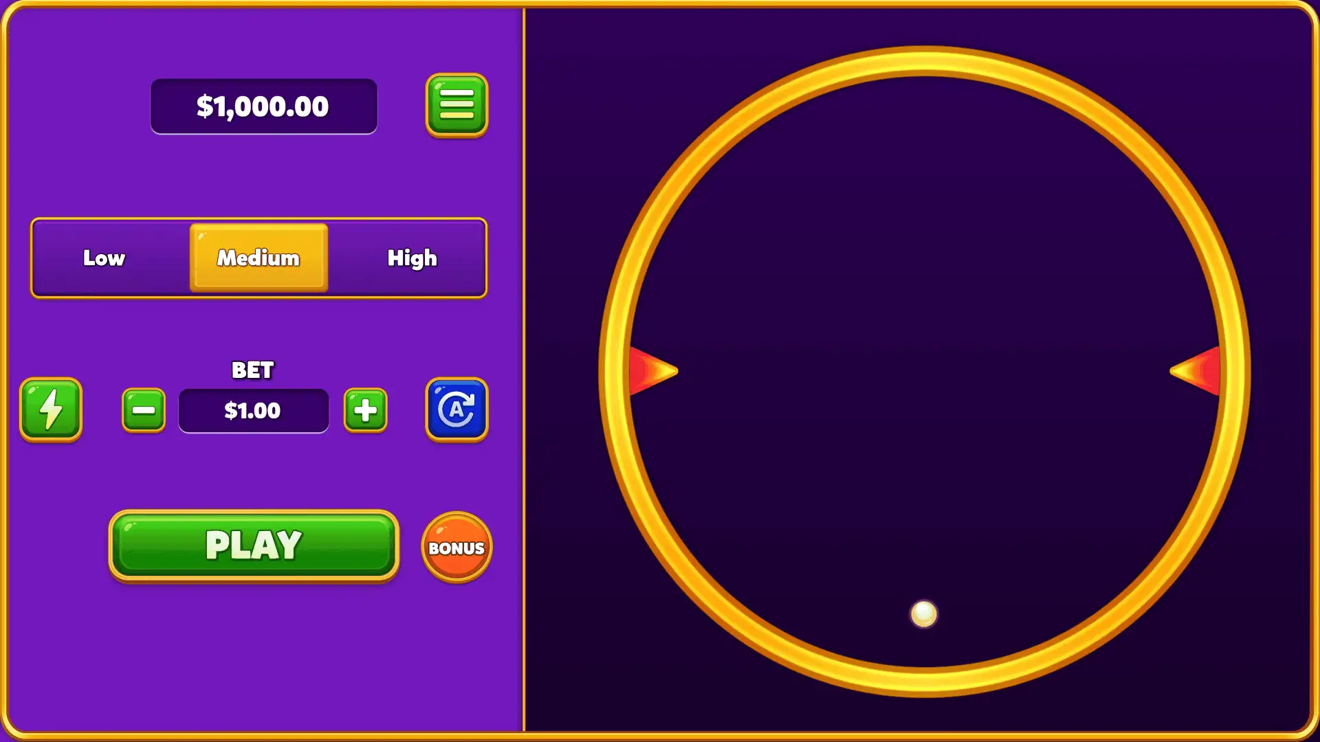 Spikes slot gameplay reels