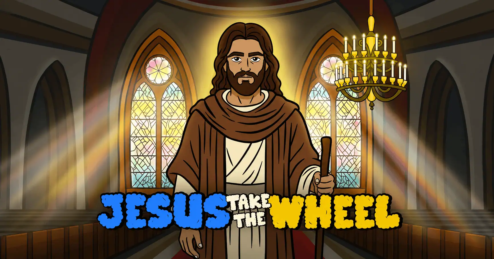 Jesus Take the Wheel Slot Demo by House Of Tales slot cover image